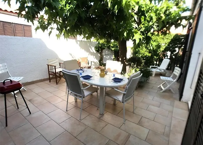 Charmante T3 A Port Leucate, 5 Couchages, Proche Plage, Barbecue, Garage - Fr-1-81-98 ヴィラ