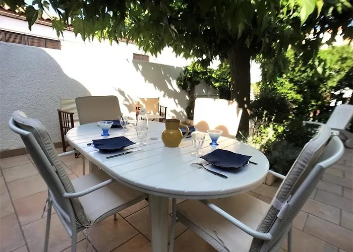 Charmante T3 A Port Leucate, 5 Couchages, Proche Plage, Barbecue, Garage - Fr-1-81-98 * ルカート